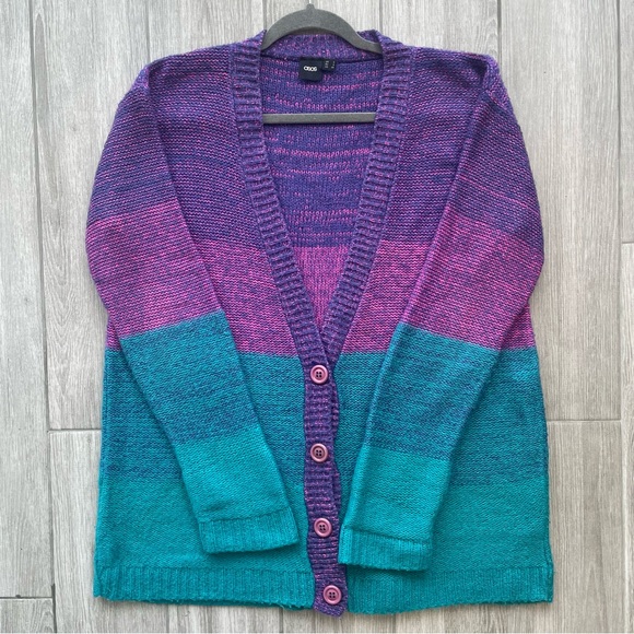 ASOS Bright Boyfriend Space Dye Sweater - Picture 3 of 9